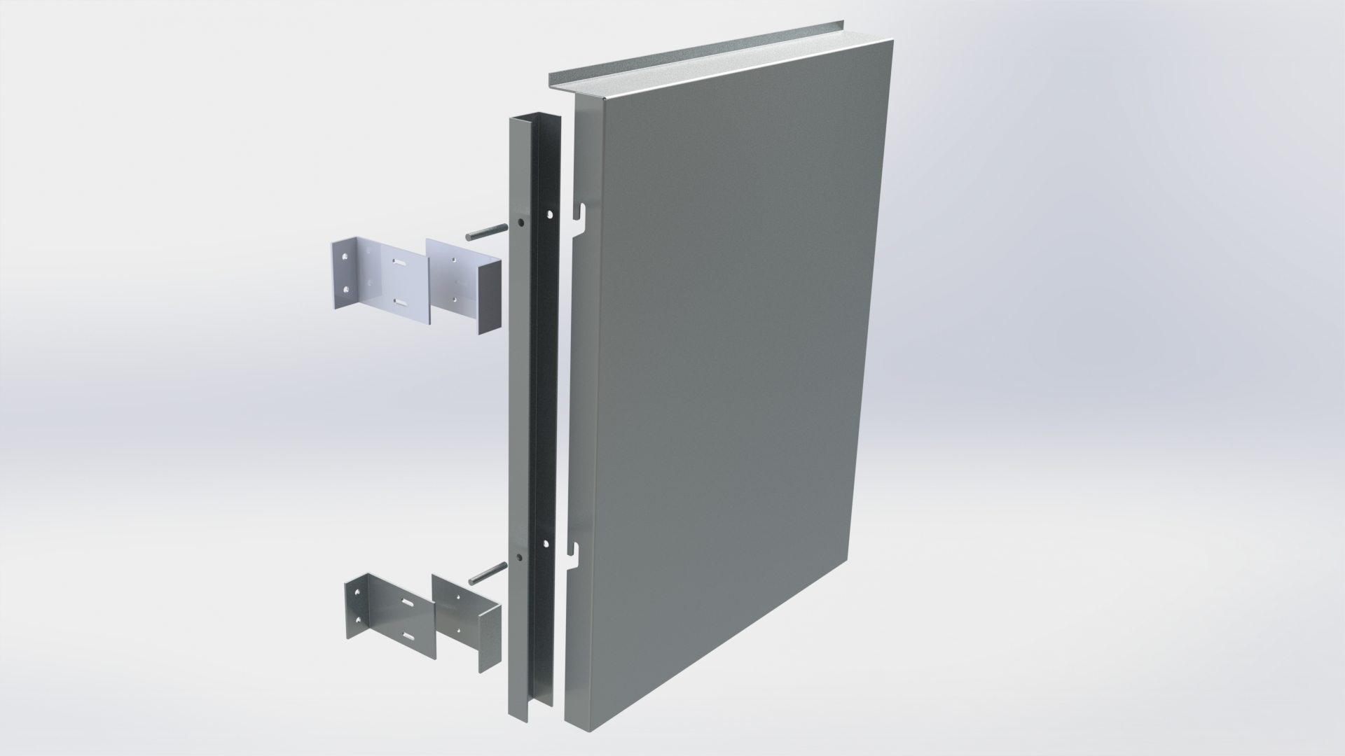 Rainscreen Cladding Hook-On System